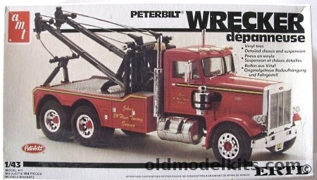 AMT 1/43 Peterbilt Wrecker (Semi Tractor), 6701 plastic model kit